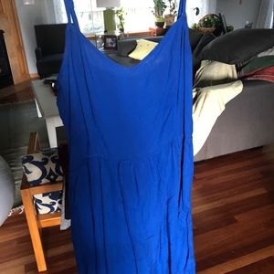 Royal blue summer dress